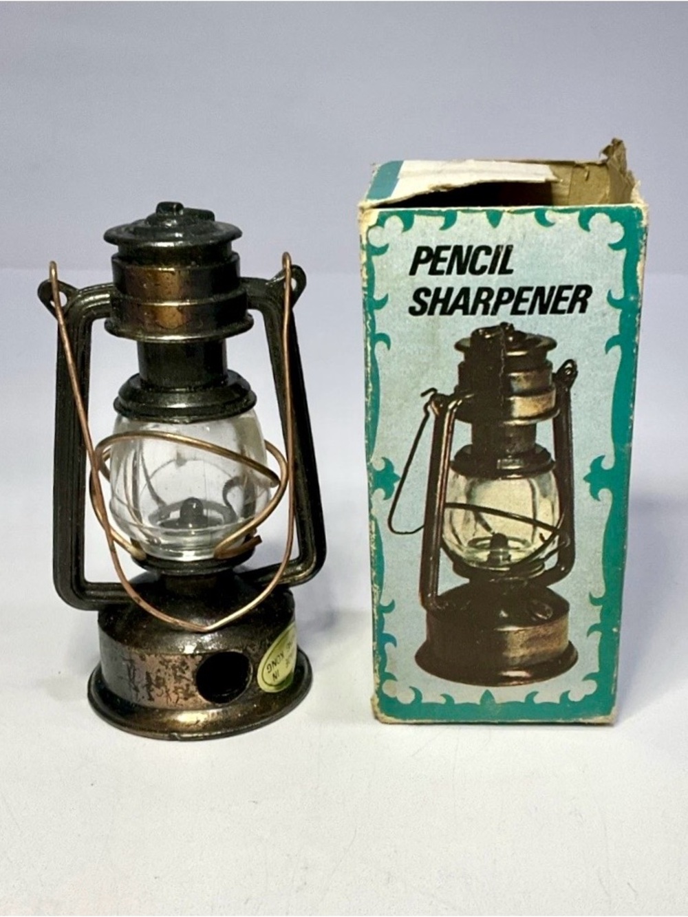 Lantern Bronze Die Cast #8763 Metal Collectible Pencil Sharpener New With Box